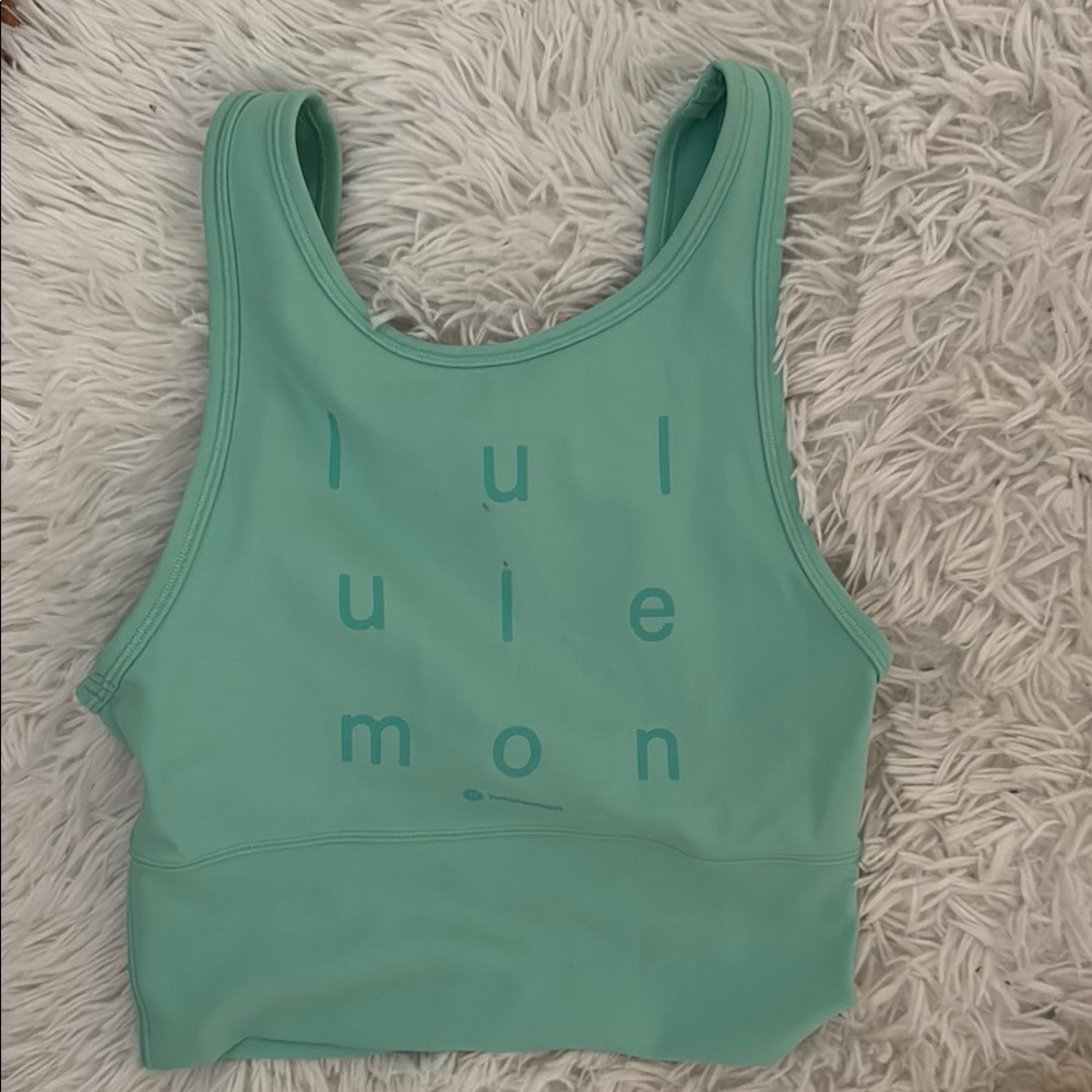 Lululemon Green Sports Bra